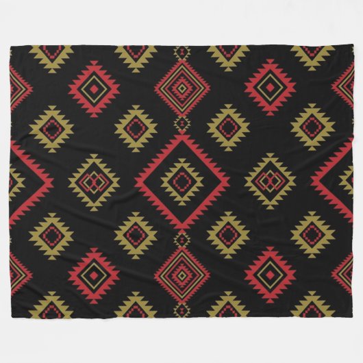 Native Zone 60x80 Fleece Blanket Deken (Voorkant (Horizontaal))