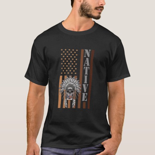 Nativeamerican Native Pride T-shirt (Voorkant)