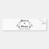 Natives 4 Obama Bumpersticker (Voorkant)