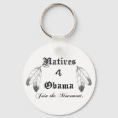 Natives 4 Obama Sleutelhanger (Voorkant)