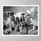 Natives Copper River Alaska 1904 Poster (Voorkant)