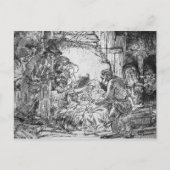 Nativiteit, 1654 briefkaart (Voorkant)