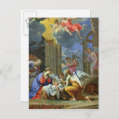 Nativiteit, 1667 briefkaart (Voorkant / Achterkant)