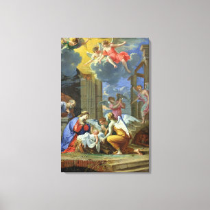Nativiteit, 1667 canvas afdruk