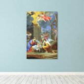 Nativiteit, 1667 canvas afdruk (Insitu (Houten vloer))