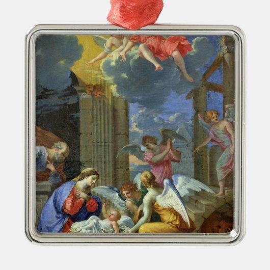 Nativiteit, 1667 metalen ornament (Voorkant)