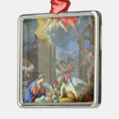 Nativiteit, 1667 metalen ornament (Links)
