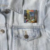 Nativiteit, 1667 vierkante button 5,1 cm (In situ)