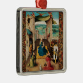 NATIVITEIT, AANNEMING VAN MAGI DOOR BOSCH Kerstmis Metalen Ornament (Rechts)