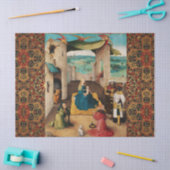 NATIVITEIT, AANNEMING VAN MAGI DOOR BOSCH Kerstmis Tissuepapier (Craft)