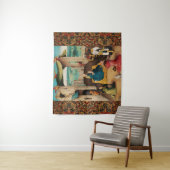 NATIVITEIT, AANNEMING VAN MAGI DOOR BOSCH Kerstmis Wandkleed (In situ)