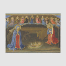 Nativiteit Angels moeder Mary Baby Jesus Kerstmis Tissuepapier