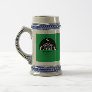 Nativiteit authentieke bierstein bierpul