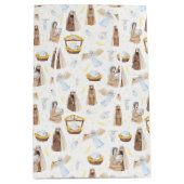 Nativiteit Baby Jesus Medium Gift Bag Cadeauzakje (Voorkant)