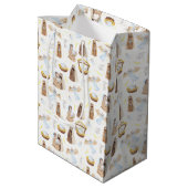 Nativiteit Baby Jesus Medium Gift Bag Cadeauzakje (Achterkant Gekanteld)