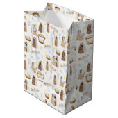 Nativiteit Baby Jesus Medium Gift Bag Medium Cadeauzakje (Voorkant Gekanteld)