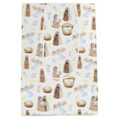 Nativiteit Baby Jesus Medium Gift Bag Medium Cadeauzakje (Achterkant)