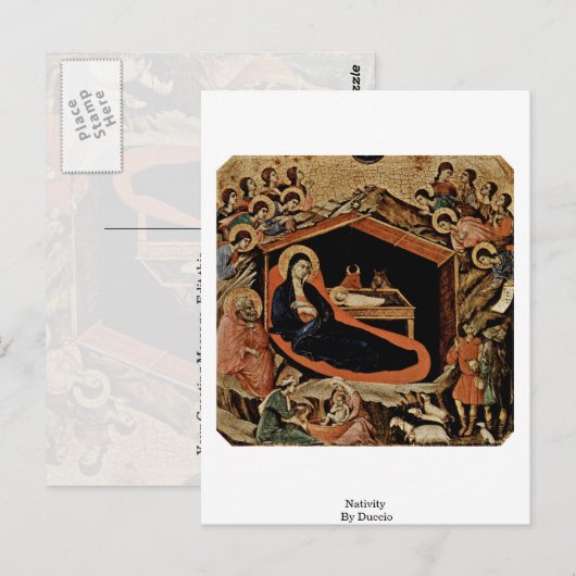 Nativiteit bij kernwapens briefkaart (Voorkant / Achterkant)