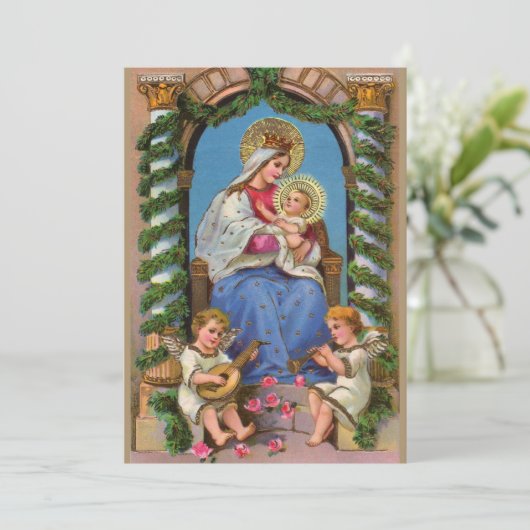 Nativiteit bij Madonna en kind (Staand voorkant)