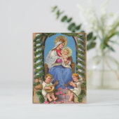 Nativiteit bij Madonna en kind Briefkaart (Staand voorkant)