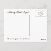 Nativiteit bij Madonna en kind Briefkaart (Achterkant)