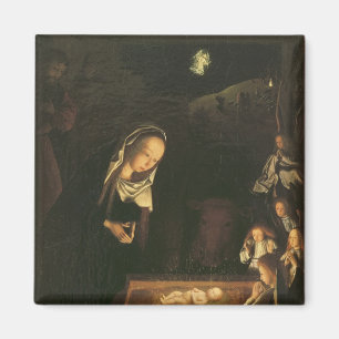 Nativiteit bij nacht magneet