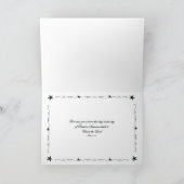 Nativiteit (blauw) | Kerstmis/Wenskaarten Feestdagen Kaart (Binnen)