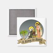 Nativiteit (blauw) | Magneet (Voorkant / Achterkant)