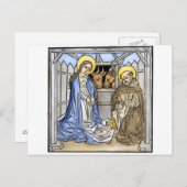 NATIVITEIT BRIEFKAART (Voorkant / Achterkant)