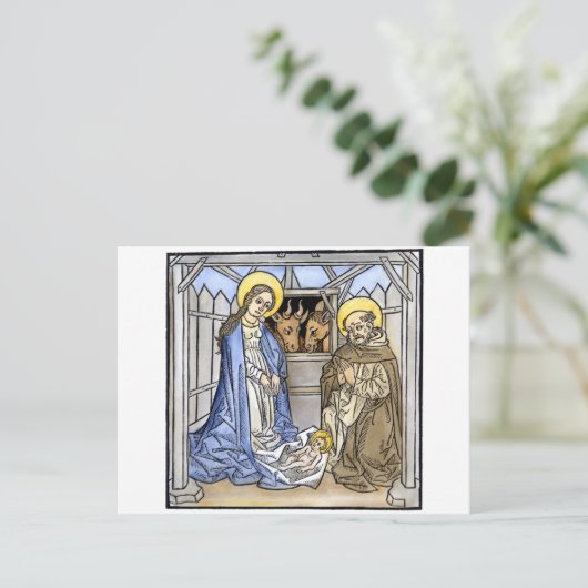 NATIVITEIT BRIEFKAART (Staand voorkant)