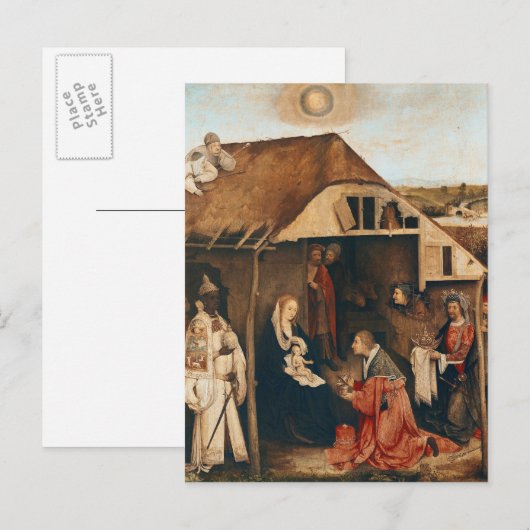 Nativiteit Briefkaart (Voorkant / Achterkant)