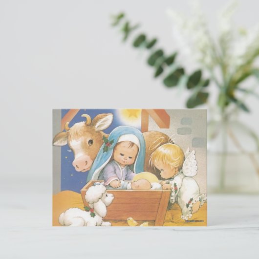 Nativiteit Briefkaart (Staand voorkant)