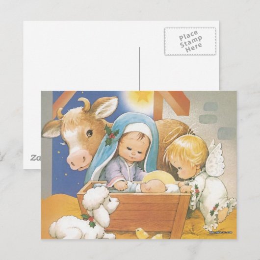 Nativiteit Briefkaart (Voorkant / Achterkant)