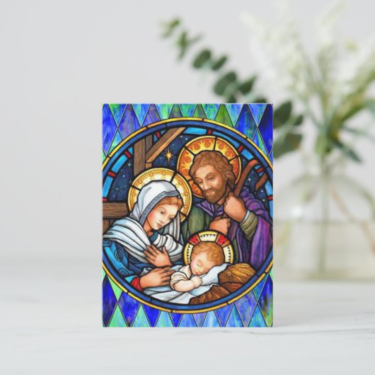 Nativiteit Briefkaart (Staand voorkant)