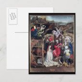 Nativiteit, c.1425 briefkaart (Voorkant / Achterkant)