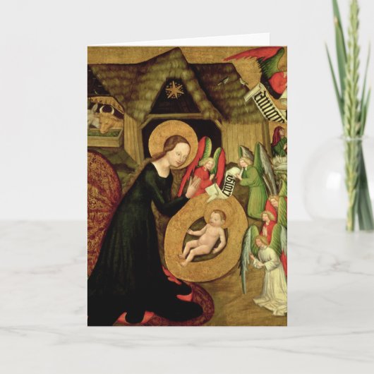 Nativiteit, c.1425 feestdagen kaart (Voorkant)
