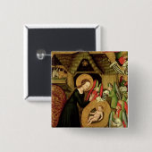 Nativiteit, c.1425 vierkante button 5,1 cm (Voorkant /achterkant)