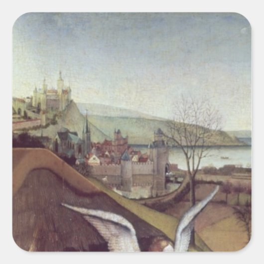 Nativiteit, c.1425 vierkante sticker (Voorkant)