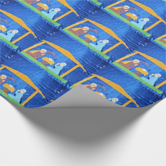 Nativiteit Cadeaupapier (Hoek)