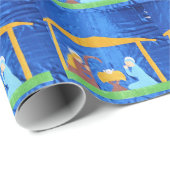 Nativiteit Cadeaupapier (Rol Hoek)