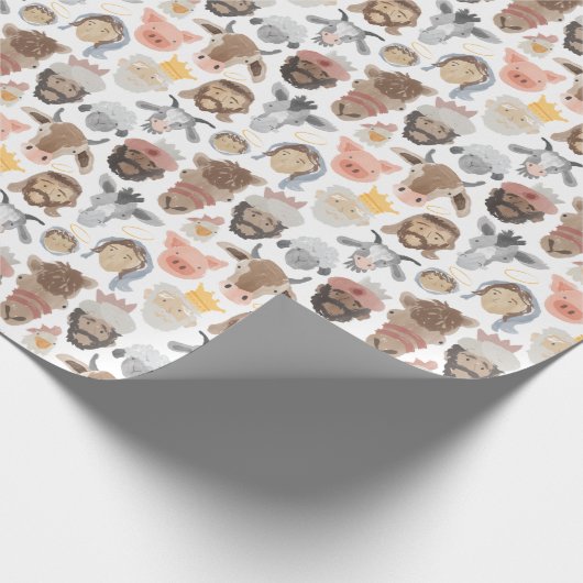 Nativiteit Cadeaupapier (Hoek)