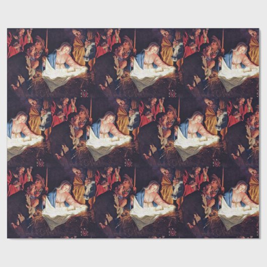 Nativiteit Cadeaupapier (Vlak)