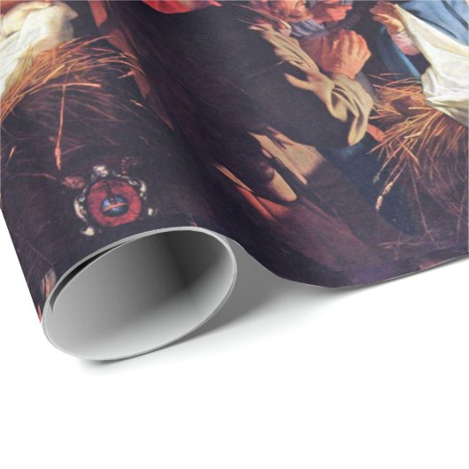 Nativiteit Cadeaupapier (Rol Hoek)