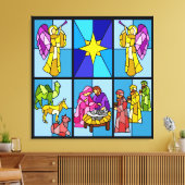 Nativiteit Canvas Afdruk (Insitu (Woonkamer))