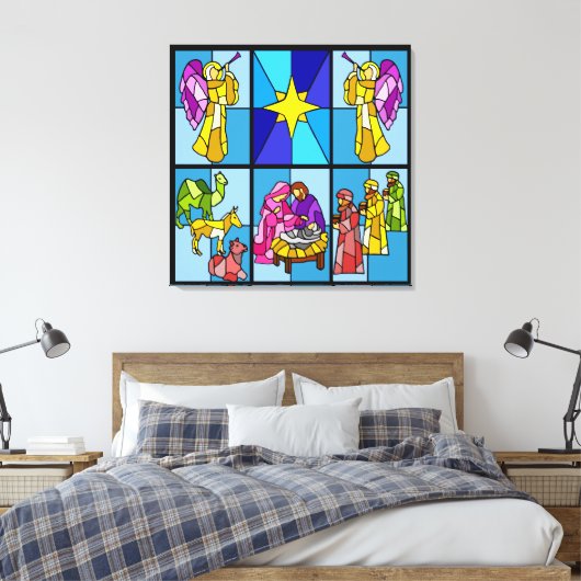 Nativiteit Canvas Afdruk (Insitu (Slaapkamer))