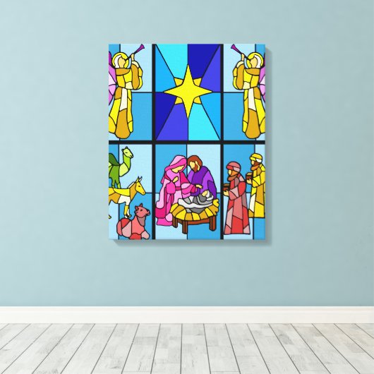 Nativiteit Canvas Afdruk (Insitu (Houten vloer))