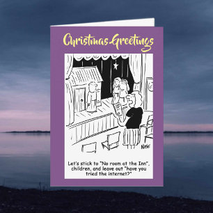 Nativiteit Cartoon kerst Kaart