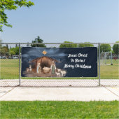 Nativiteit Christelijke kerst met pretkerst Spandoek (Insitu)