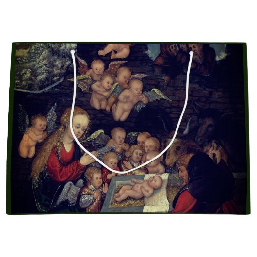 NATIVITEIT CRANACH RENAISSANCE PAINTER Cadeau Groot Cadeauzakje (Voorkant)