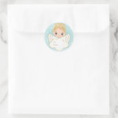 Nativiteit Cute Angel Holding Cloud Sticker (Tas)